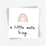 A Little Note Card