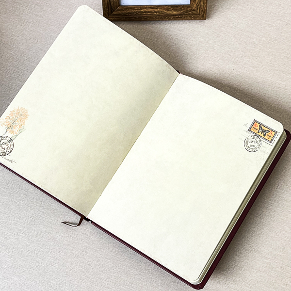 Vintage Floral A5 Notebook - Image 2